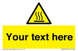 Custom Hot Surface Sign